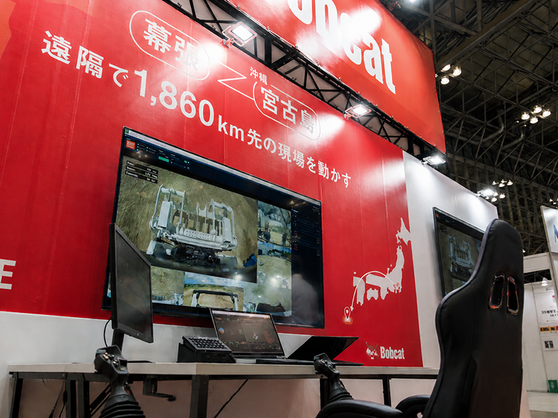 株式会社斗山ボブキャットジャパン様の展示ブース